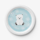 Search for snowflake plates Winter baby shower