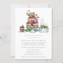 Search for elegant cake bridal shower invitations Watercolor
