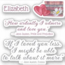 Search for pride and prejudice stickers Regency