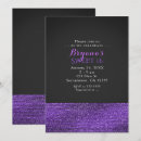 Search for purple and grey invitations Elegant