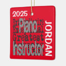 Search for instructor christmas tree decorations Piano teacher