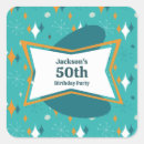 Search for 50th birthday party stickers Unique