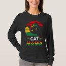 Search for funny cat womens tshirts Mama
