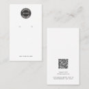 Search for earring card business cards Plain