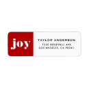 Search for religious christmas return address labels Red