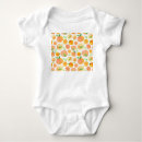 Search for peach fruit baby clothes Background