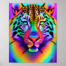 Search for psychedelic animals posters Rainbow
