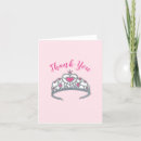 Search for princess thank you cards Crown