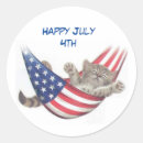 Search for cat fourth of july stickers Cute