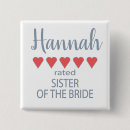 Search for sister of the bride badges Bridal shower