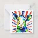 Search for farm animals note cards Watercolor