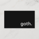 Search for goth business cards Dark