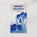 Search for iris business cards Blue
