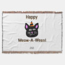 Search for meow meow blankets Black cat
