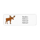 Search for moose return address labels Woodland animals