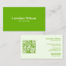 Search for environmentalist business cards Modern