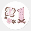 Search for butterfly first birthday stickers Floral