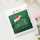 Search for christmas favour bags Typography