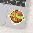 Search for basketball cartoon stickers Space jam