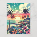 Search for pink and turquoise postcards Pastel