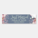 Search for just married bumper stickers Floral