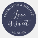 Search for blue love is sweet stickers Modern