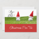 Search for golf christmas invitations Santa
