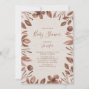 Search for leaf baby shower invitations Autumn