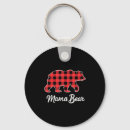 Search for bear family key rings Plaid