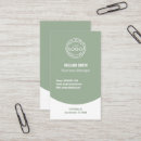 Search for moss business cards Clean