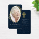 Search for blue prayer cards Celebration of life