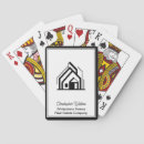 Search for company logo playing cards Black white