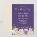 Search for purple vow renewal wedding invitations Flowers