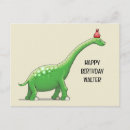 Search for prehistoric animals postcards Cute