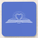 Search for book lover coasters Librarian