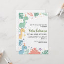 Search for dino baby shower invitations Tropical