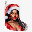 Search for african american christmas stockings Santa