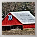 Search for red barn painting posters Quilt