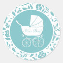 Search for baby carriage shower stickers Floral