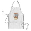 Search for addicted to coffee aprons Funny coffee quote