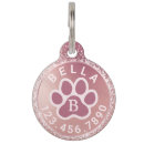 Search for monogrammed pet tags For her