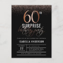 Search for surprise 60th party invitations Sixtieth