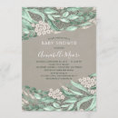 Search for watercolor greenery baby shower invitations Foliage