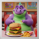 Search for cartoon food posters Character