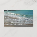 Search for ocean waves business cards Photography