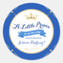 Search for little prince baby shower stickers Royal