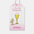 Search for first holy communion gift tags Pink