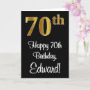 Search for elegant 70th birthday cards 70 years old