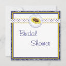Search for royal blue and yellow invitations Sunflower
