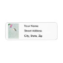Search for purple lover return address labels Pink